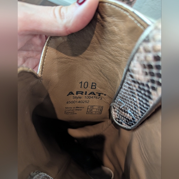 Ariat Python Western Boots - Picture 5 of 8